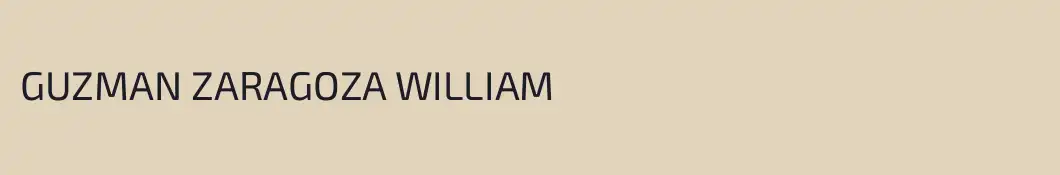 GUZMAN ZARAGOZA WILLIAM